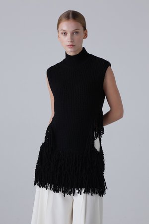 シースループルオーバー【BLACK】 – ELLIE