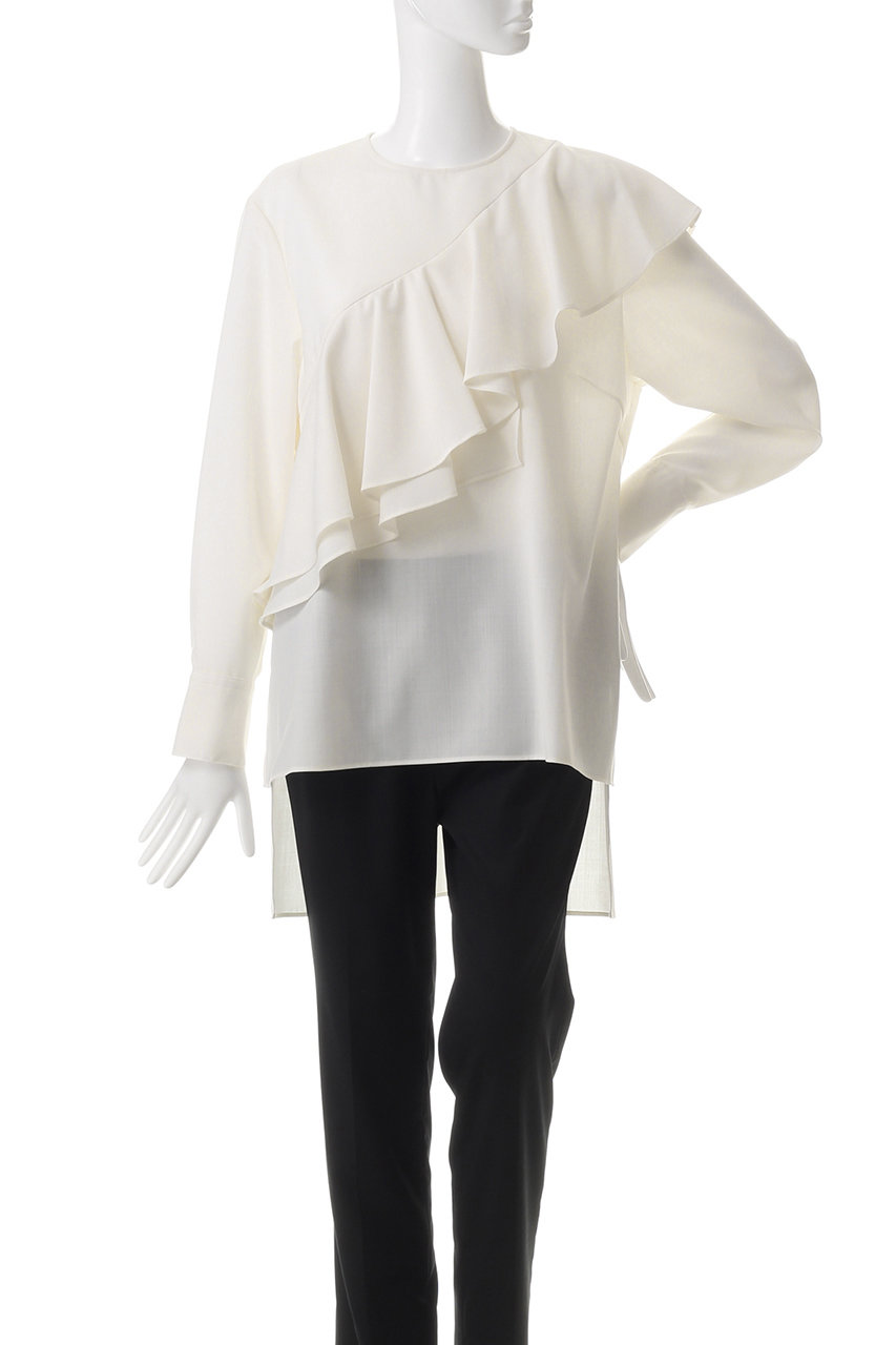 ADORE(アドーア)｜◇ハイツイストトロピカルブラウス/ホワイト の通販