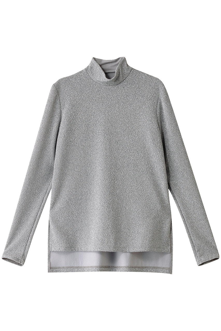 ADORE シャイニーニットジャガードハイネックカットソー (シルバー2, 38) アドーア ELLE SHOP ADORE シャイニーニットジャガードハイネックカットソー (シルバー2, 38) アドーア ELLE SHOP