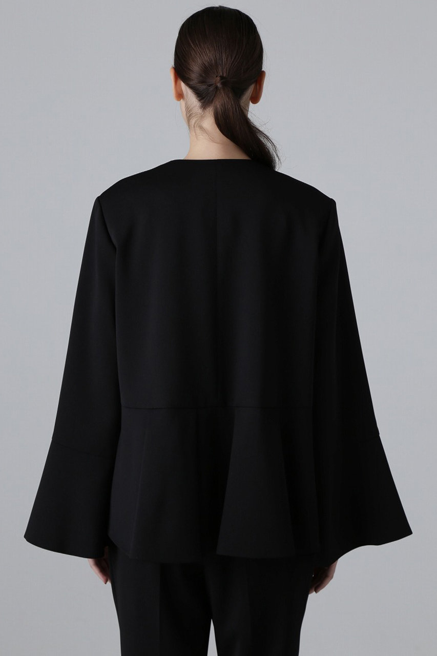 A DORE アドーア　ノーカラー　ジャケット　ジョーゼット A DORE アドーア ノーカラー ジャケット ジョーゼット ADORE｜アドーア