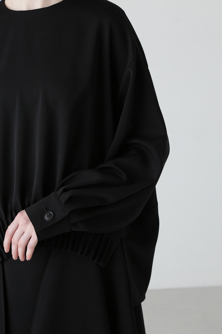 ADORE(アドーア)｜ドライミドルジョーゼットブラウス/ブラック の通販