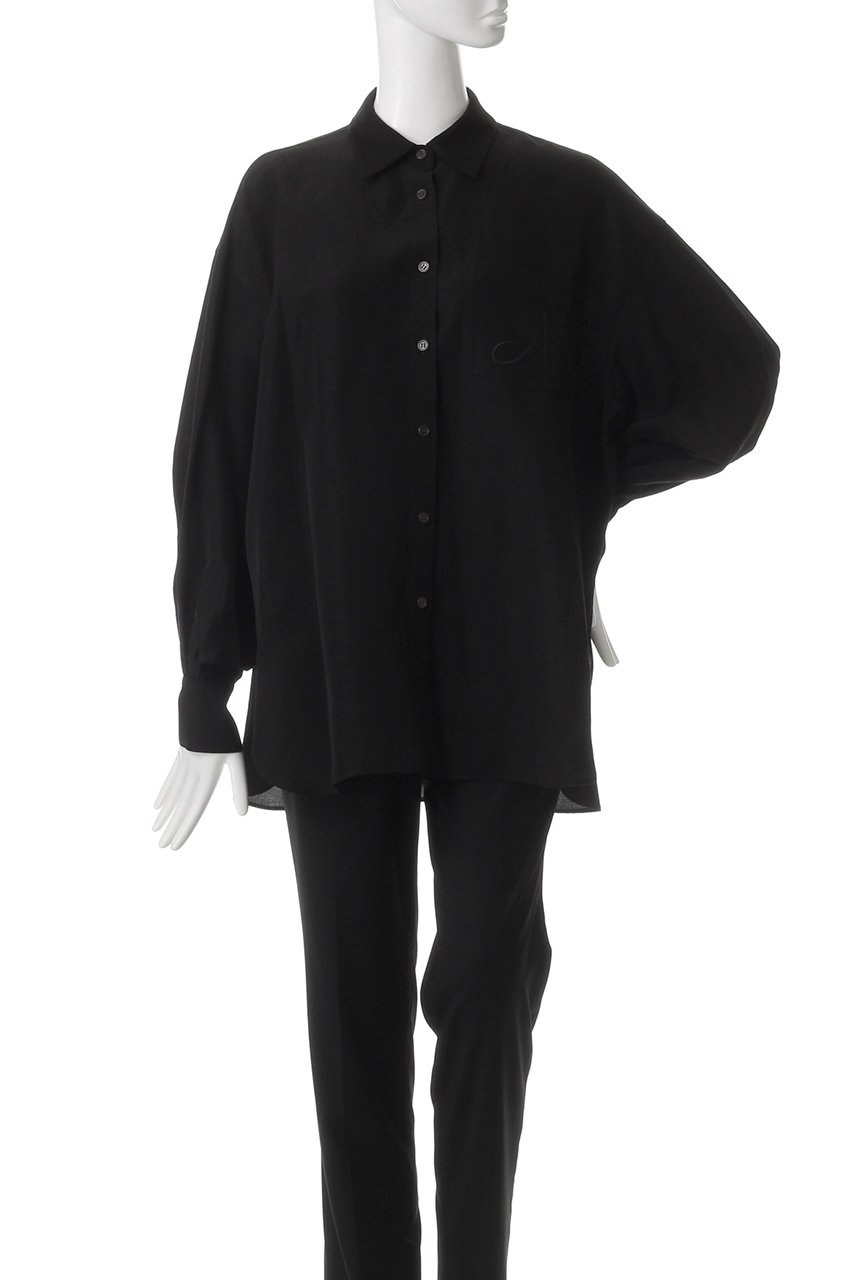 ADORE(アドーア)｜◇ドライタッチアセテートブラウス/ブラック の通販