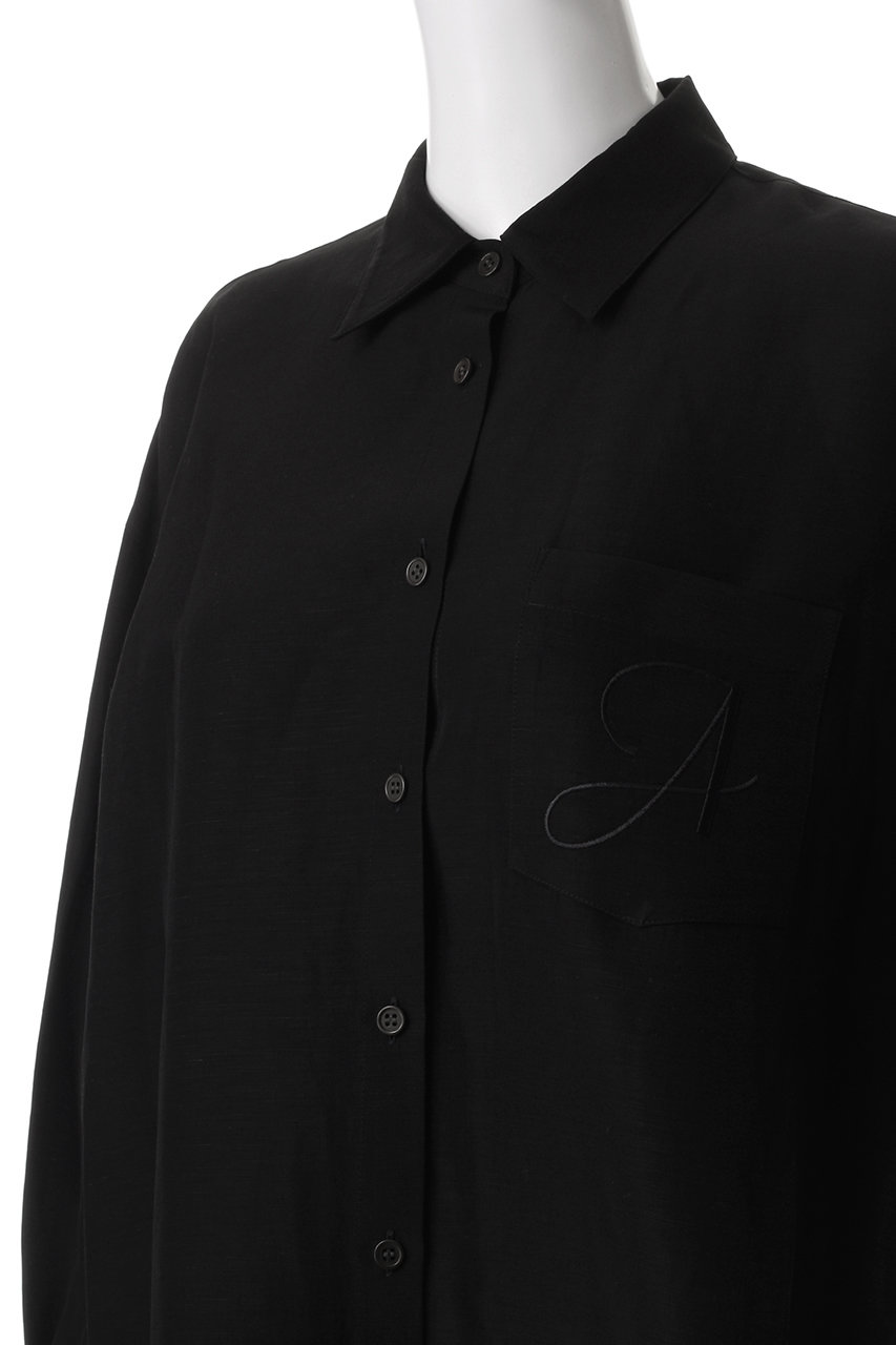 ADORE(アドーア)｜◇ドライタッチアセテートブラウス/ブラック の通販