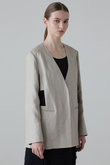 ADORE(アドーア)｜◇メッシュウェストJK/ベージュ の通販｜ELLESHOP