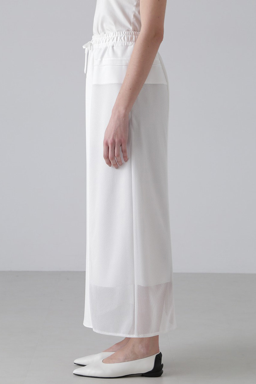 ADORE(アドーア)｜メッシュコンビダンボールスカート/ホワイト の通販