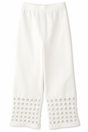 アドーア/ADOREのケーブルメッシュニットパンツ(110600/110601)