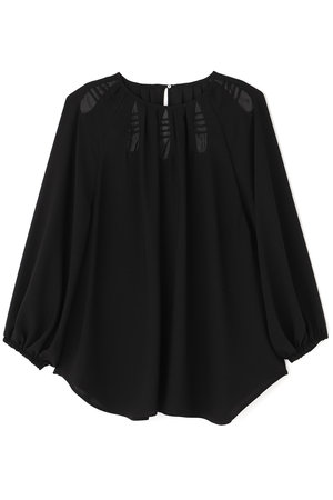 アドーア/ADOREのバックサテンジョーゼットブラウス(110400/110403)