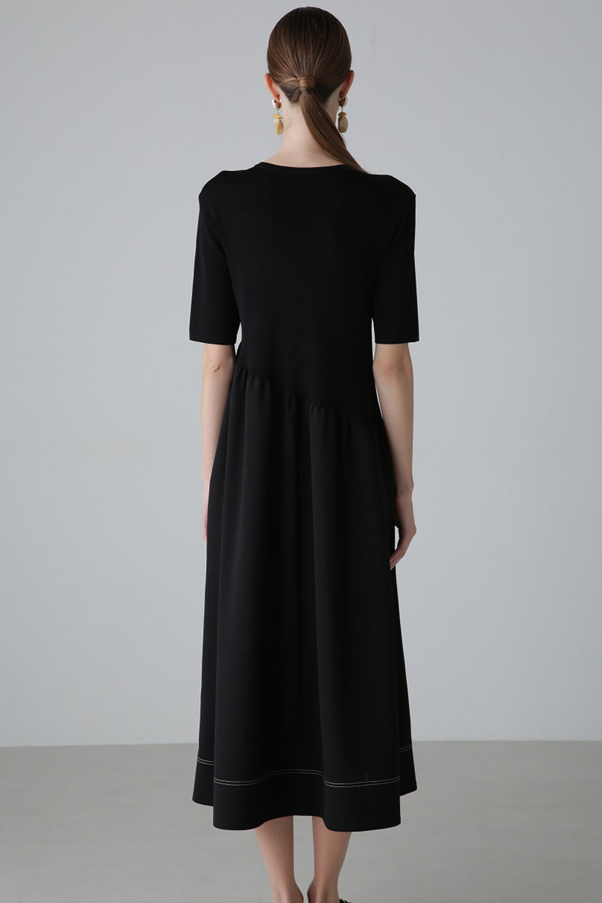 完売品　ADORE アドーア　ドライタッチコットンニット ブラック M ADORE(アドーア)｜ドライタッチシアーカーデ/ブラック の通販