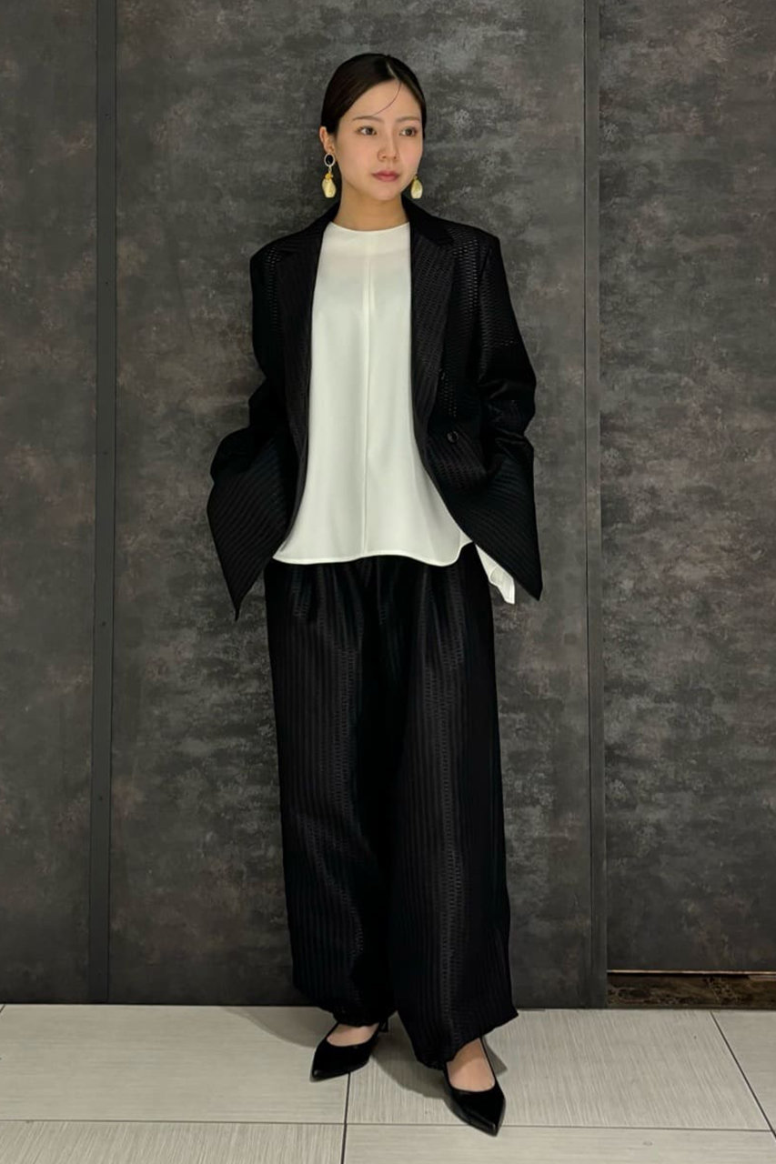 ADORE(アドーア)｜ドビーメッシュジャケット/ブラック の通販