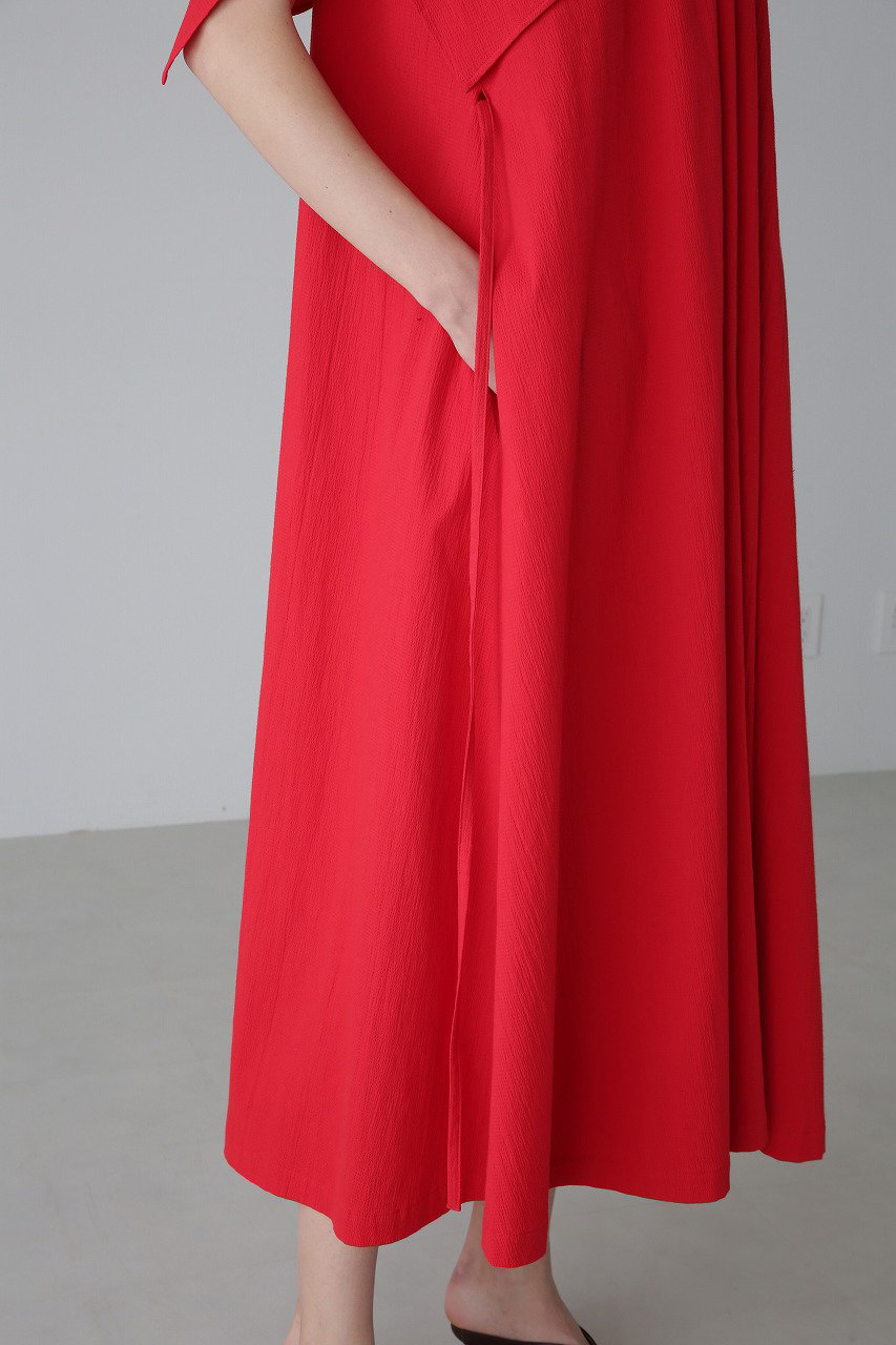 ADORE(アドーア)｜ドライサッカーワンピース/レッド の通販｜ELLESHOP