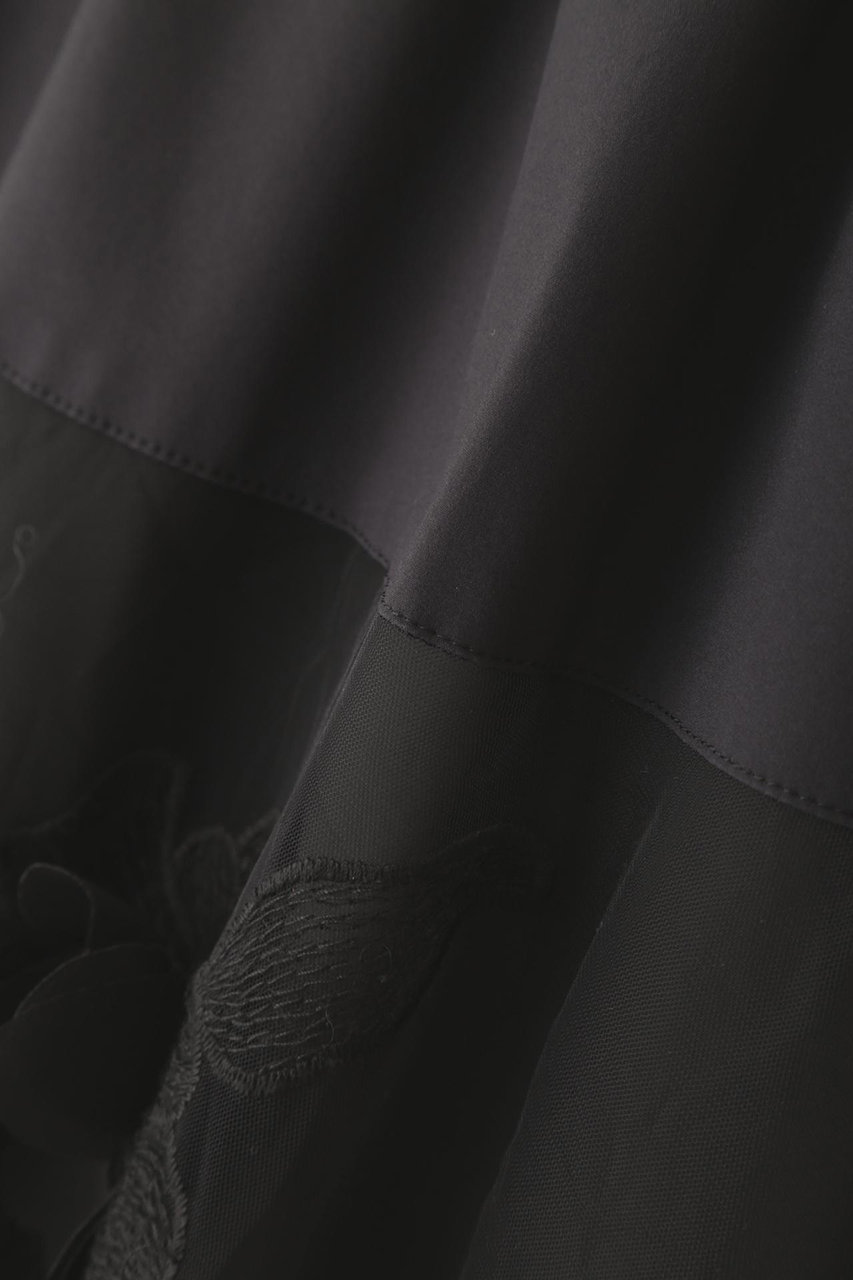 ADORE(アドーア)｜3Dレーススカート/ブラック の通販｜ELLESHOP