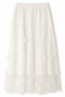 ３Ｄレーススカート アドーア/ADORE ホワイト