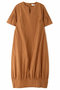 マイクロタフタワンピース アドーア/ADORE ブラウン