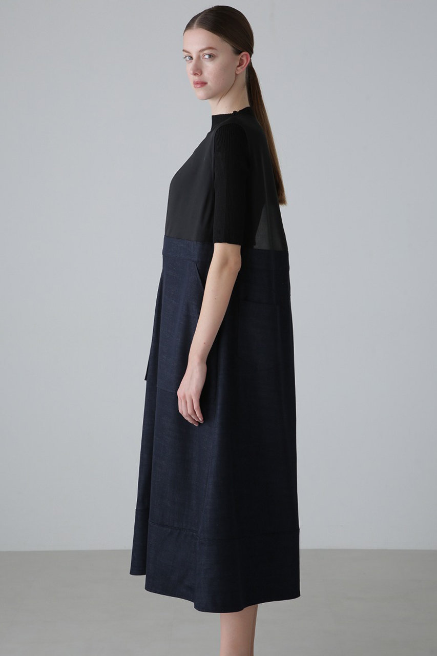 専用【極美品】アドーア オックスデニムワンピース トリアセテート 38 M 黒 専用【極美品】アドーア オックスデニムワンピース トリアセテート 38