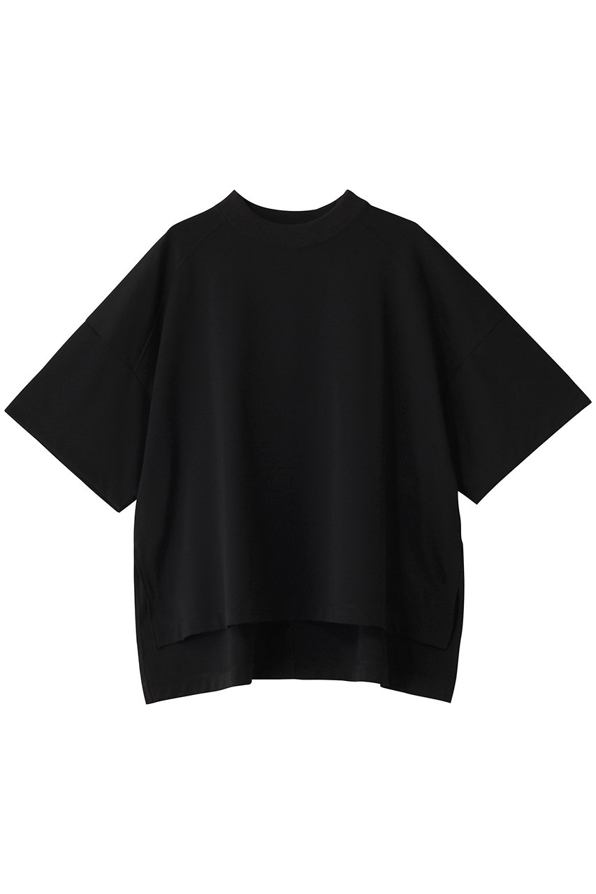 ADORE コンパクトハイブリッドジャージーカットソー (ブラック, 38) アドーア ELLE SHOP ADORE コンパクトハイブリッドジャージーカットソー (ブラック, 38) アドーア ELLE SHOP