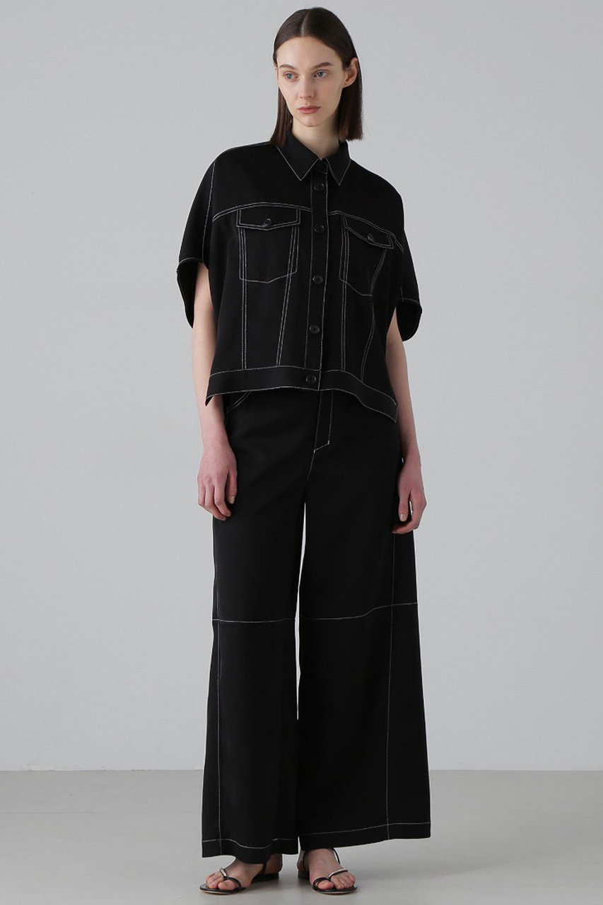 ADORE(アドーア)|【予約販売】ドライストレッチツイルブラウス ADORE(アドーア)|【予約販売】ドライストレッチツイルブラウス