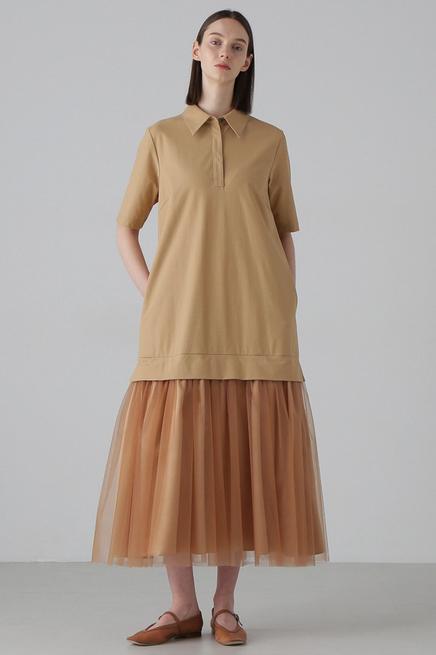 ADORE メモリートリコットワンピース (ベージュ, 38) アドーア ELLE SHOP ADORE メモリートリコットワンピース (ベージュ, 38) アドーア ELLE SHOP