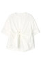 ◆ワッシャーシアーリボンブラウス アドーア/ADORE ホワイト