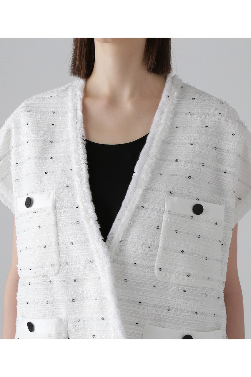 Adélie White 8-5386-12 白衣女子(袖口ひも入) ダブル AZ51-011 M 【AXEL】 アズワン