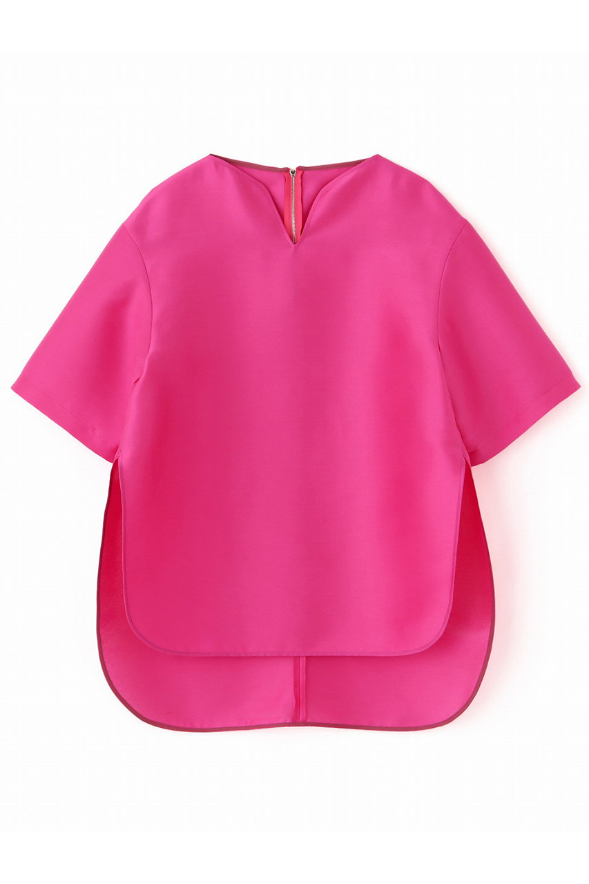 ADORE ◆シルキーダブルクロスブラウス (ピンク, 38) アドーア ELLE SHOP ADORE ◆シルキーダブルクロスブラウス (ピンク, 38) アドーア ELLE SHOP