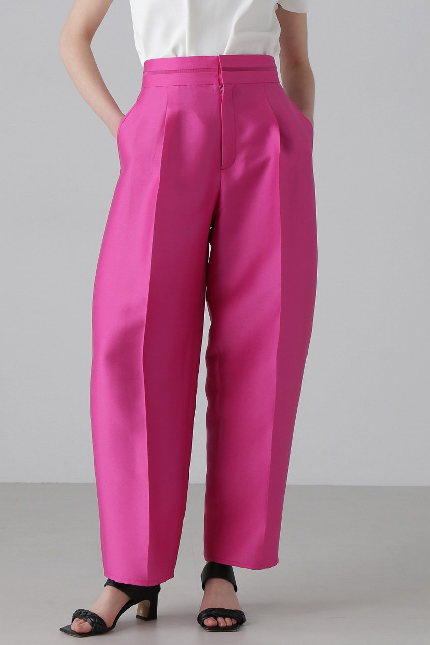 ADORE(アドーア)｜◇シルキーダブルクロスパンツ/ピンク の通販