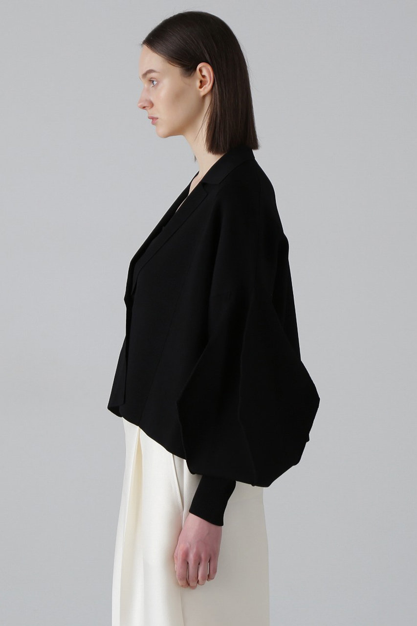 ADORE(アドーア)｜◇フォルムドスリーブニット/ブラック の通販