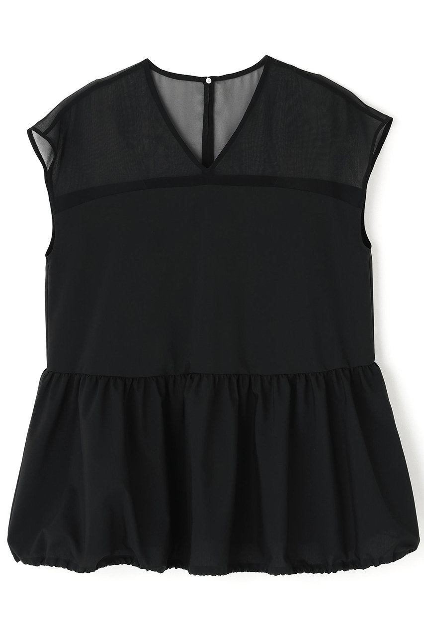 ADORE ◆プレーンストレッチブラウス (ブラック, 38) アドーア ELLE SHOP ADORE ◆プレーンストレッチブラウス (ブラック, 38) アドーア ELLE SHOP