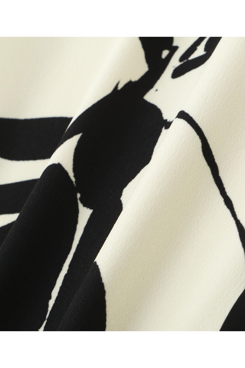 ADORE(アドーア)｜◇カラーオーバーレイプリントワンピース/イエロー