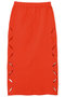 ◆スカシカシパンニットスカート アドーア/ADORE オレンジ