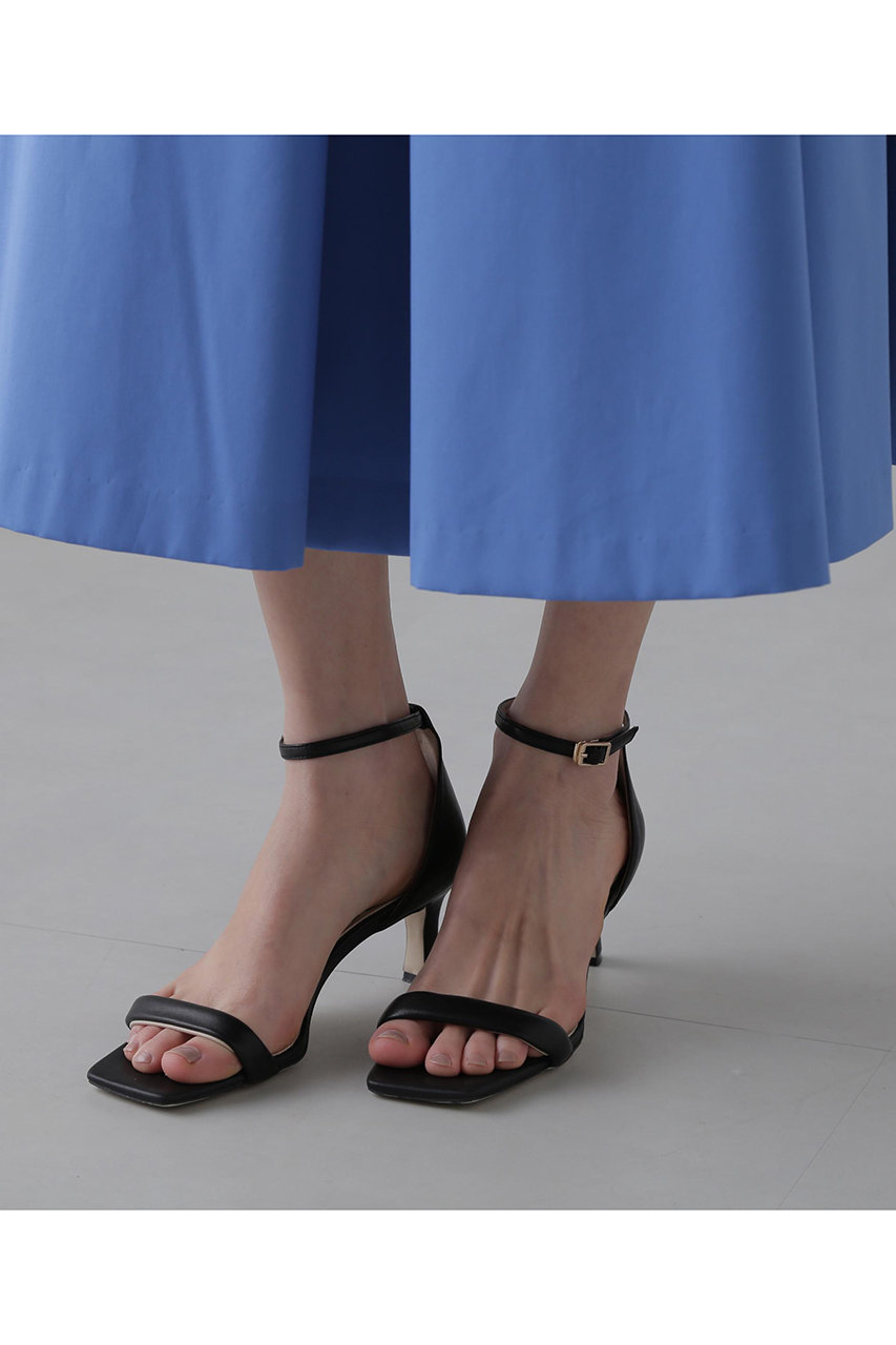 ADORE アンクルストラップサンダル (ブラック, 23.5) アドーア ELLE SHOP ADORE アンクルストラップサンダル (ブラック, 23.5) アドーア ELLE SHOP
