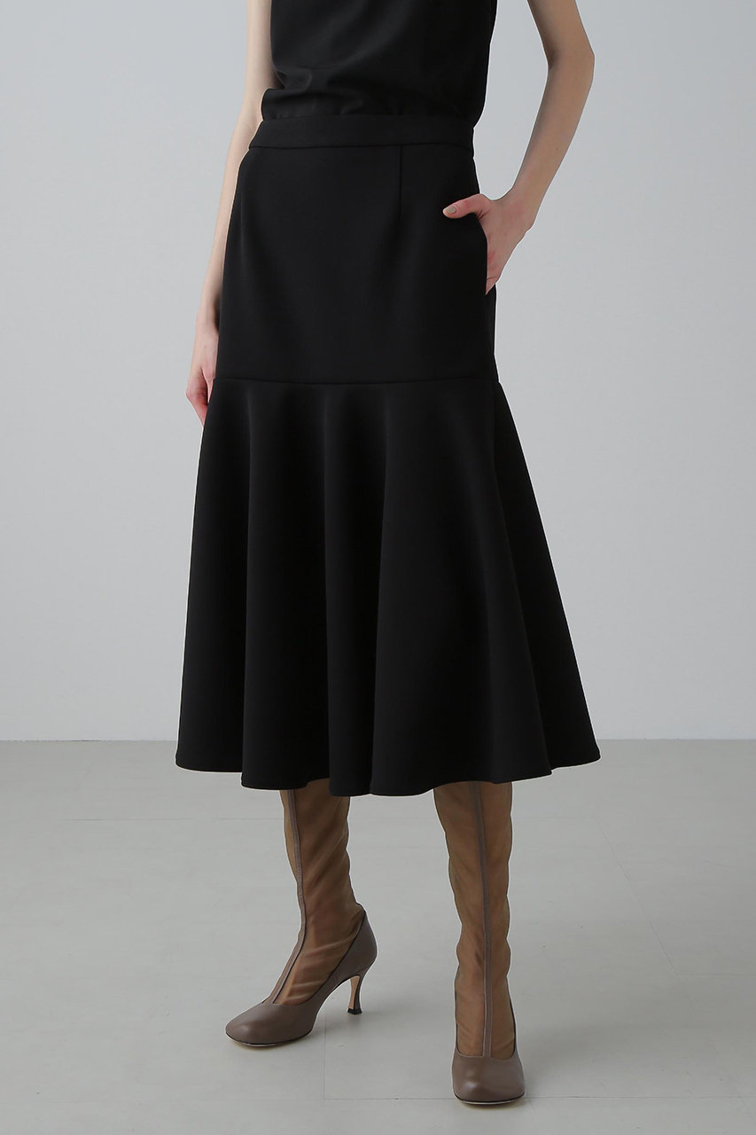 ADORE(アドーア)｜◇ボンディングジャージースカート/ブラック の通販