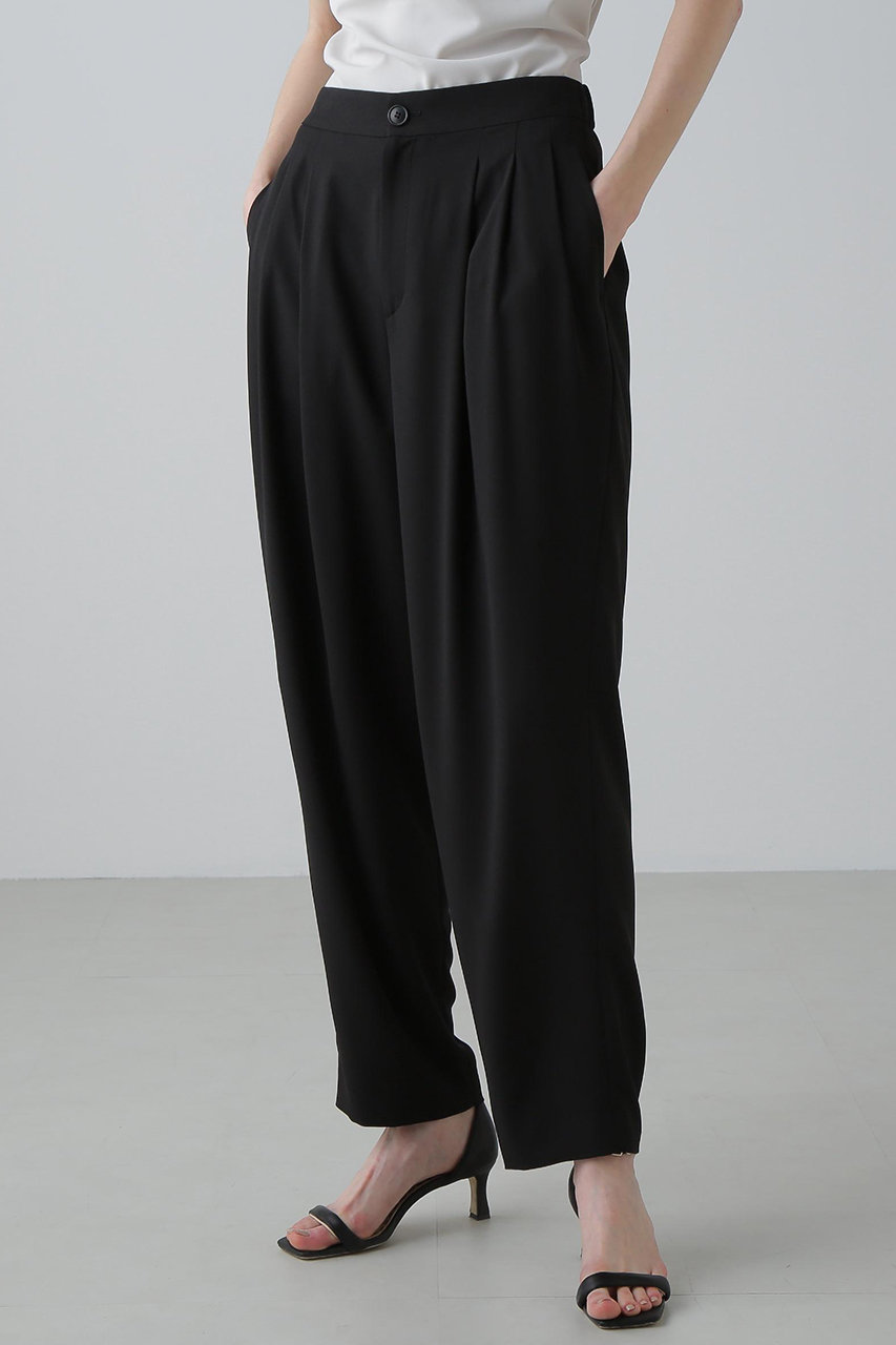 ADORE(アドーア)｜◇ライトジョーゼットパンツ/ブラック の通販