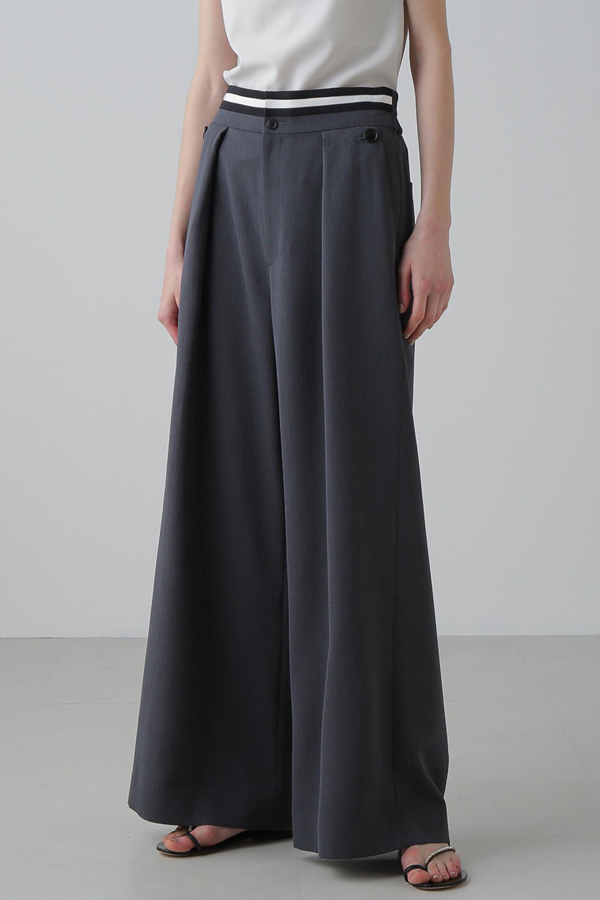 ADORE(アドーア)｜◇ドライタッチツイルパンツ/グレー の通販