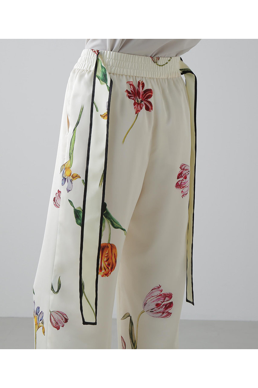 ADORE(アドーア)｜◇ピクトリカルブックプリントパンツ/ホワイト の