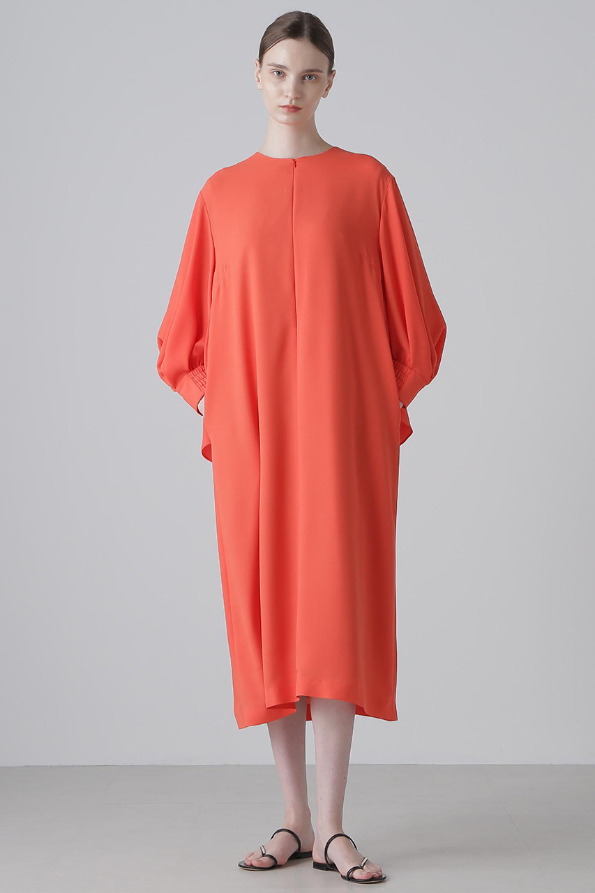 ADORE(アドーア)｜◇ライトジョーゼットワンピース/オレンジ の通販