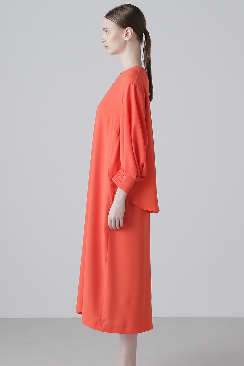 ADORE(アドーア)｜◇ライトジョーゼットワンピース/オレンジ の通販