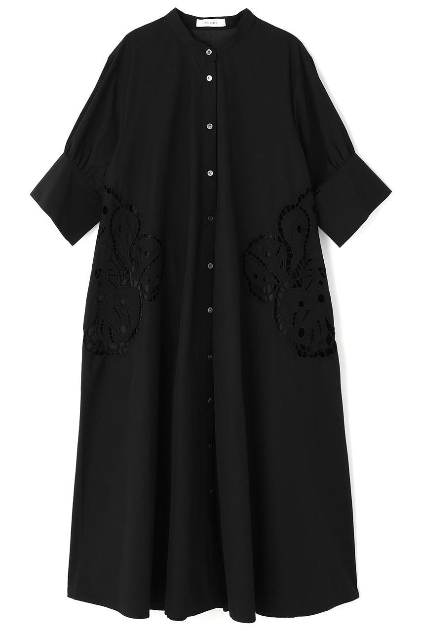 ADORE ◆シェルカットワークワンピース (ブラック, 38) アドーア ELLE SHOP ADORE ◆シェルカットワークワンピース (ブラック, 38) アドーア ELLE SHOP
