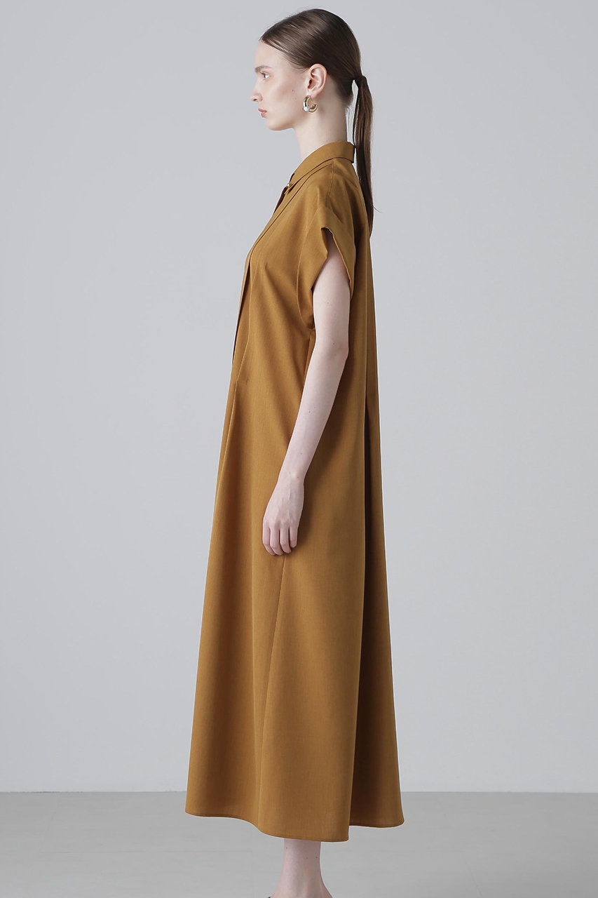 ADORE(アドーア)｜◇ドライタッチツイルワンピース/ベージュ の通販