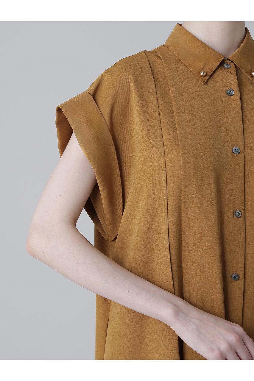 ADORE(アドーア)｜◇ドライタッチツイルワンピース/ベージュ の通販