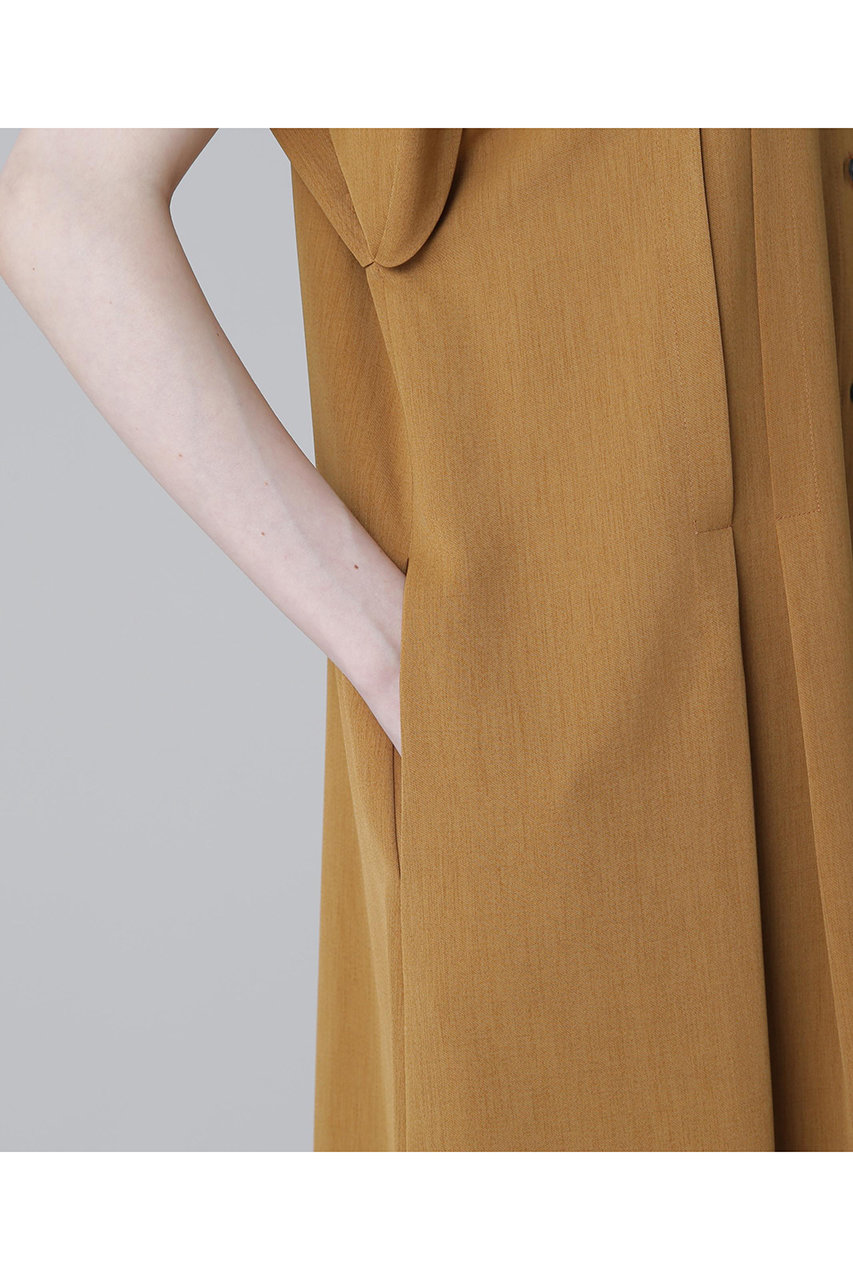 ADORE(アドーア)｜◇ドライタッチツイルワンピース/ベージュ の通販