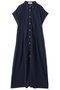 ◆ドライタッチツイルワンピース アドーア/ADORE ネイビー