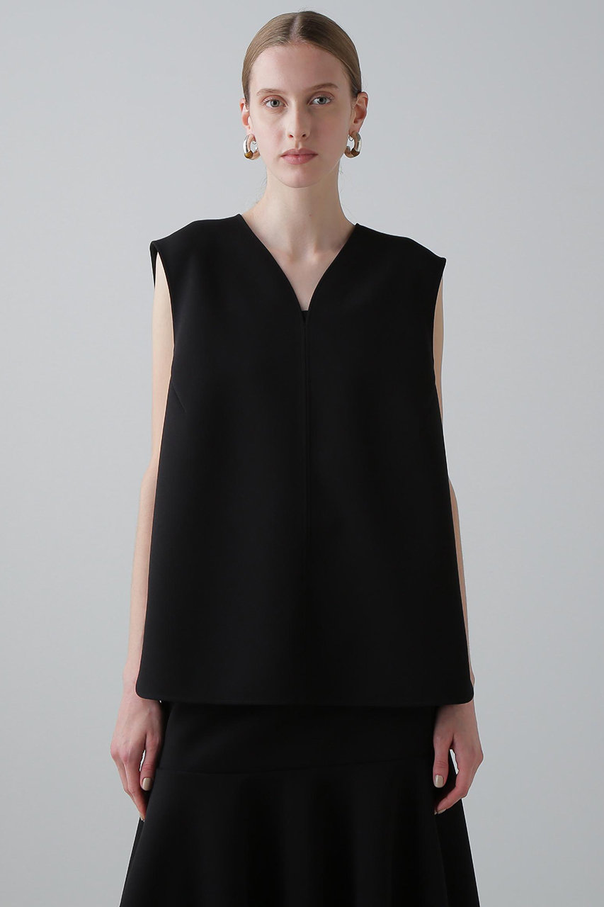 ADORE(アドーア)｜◇ボンディングジャージーカットソー/ブラック の