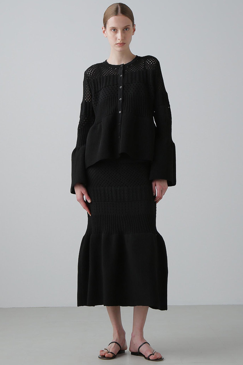 ADORE - ADORE 2025年商品 UNiPH ブライトチュールスカート ブラックの