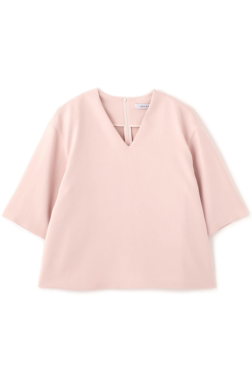 ADORE ストレッチジョーゼットブラウス (ピンク, 38) アドーア ELLE SHOP ADORE ストレッチジョーゼットブラウス (ピンク, 38) アドーア ELLE SHOP