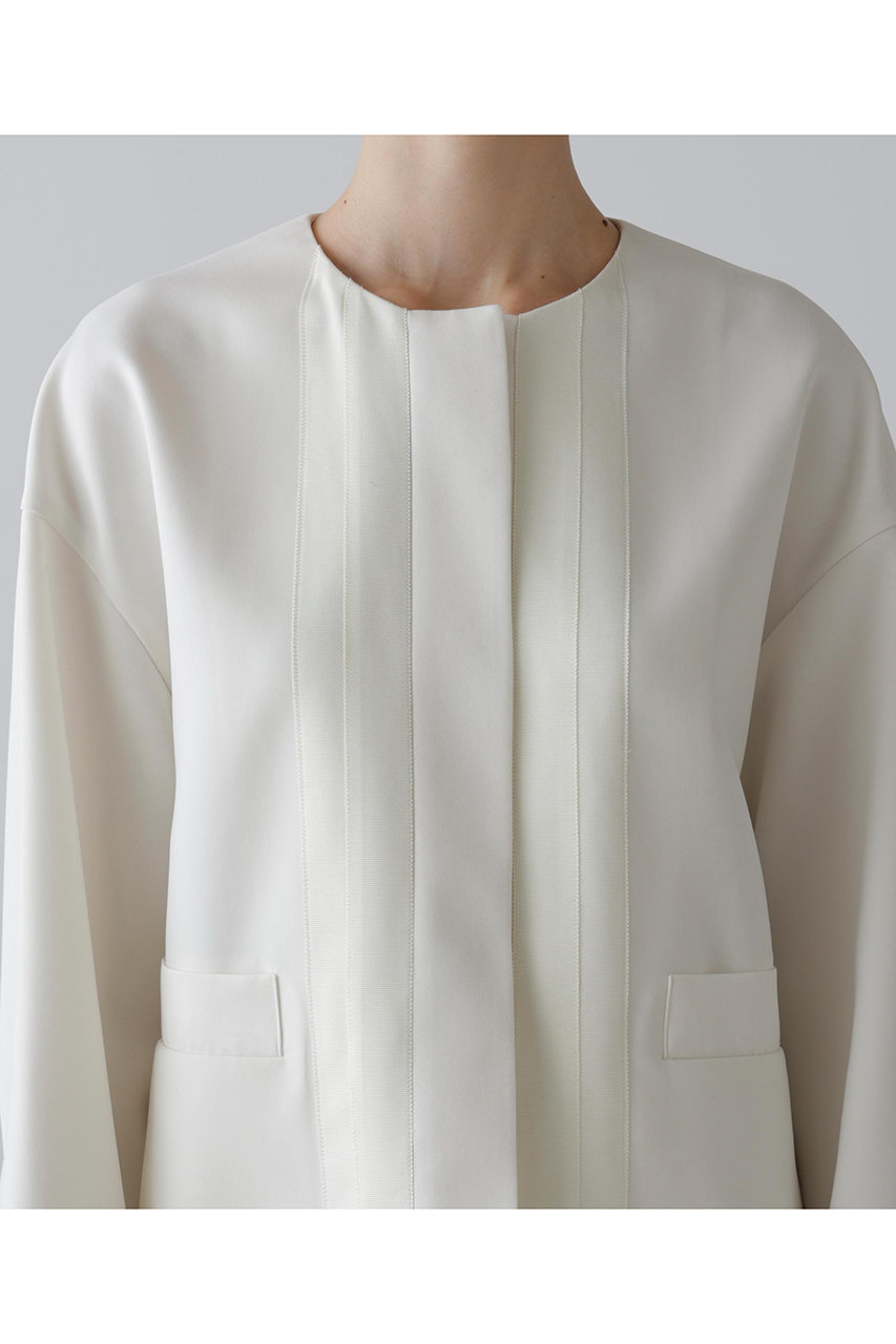 ADORE(アドーア)｜ストレッチジョーゼットジャケット/ホワイト の通販