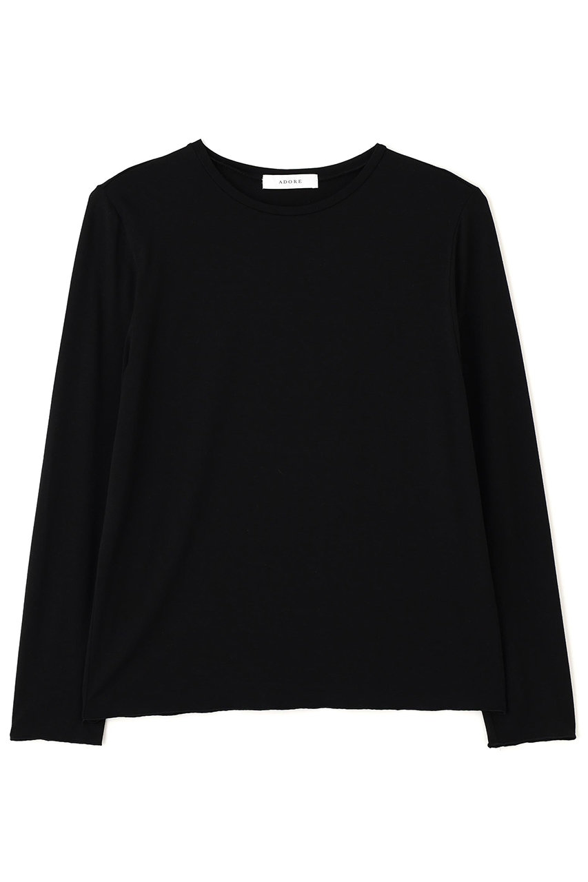 ADORE モイストジャージーカットソー (ブラック, 38) アドーア ELLE SHOP ADORE モイストジャージーカットソー (ブラック, 38) アドーア ELLE SHOP