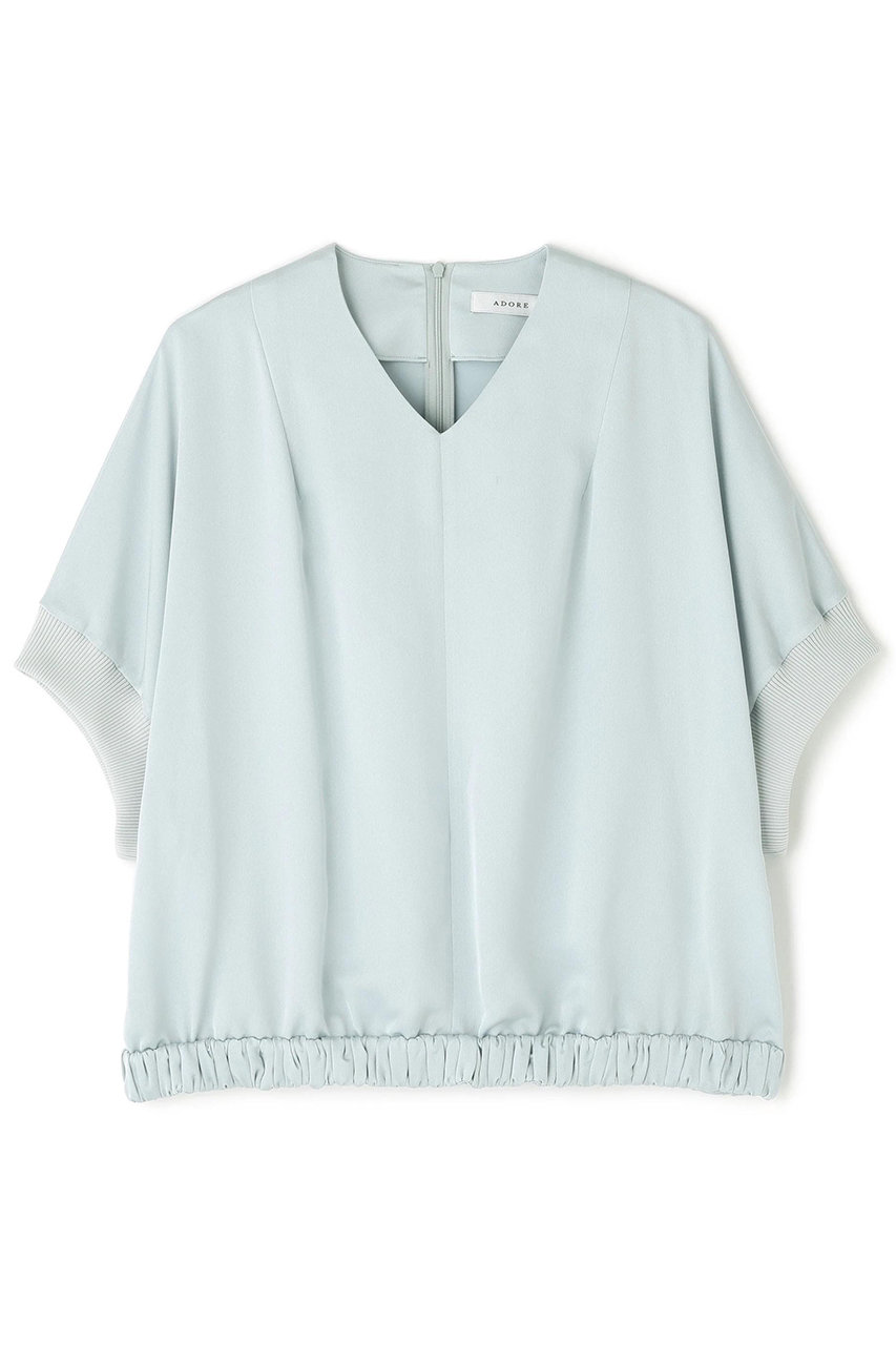 アドーア/ADOREの＜20周年記念＞ダルサテンブラウス(ブルー/5315210804)