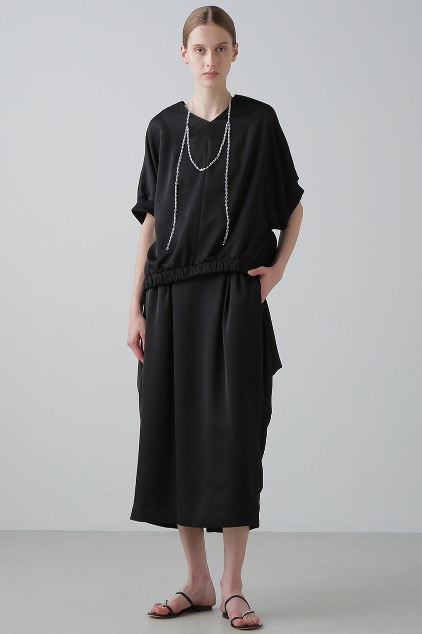 アドーア　吊りスカート ADORE｜オーガンザストライプスカート | Rakuten Fashion(楽天