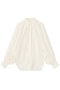 ◆シルキーオーガンブラウス アドーア/ADORE ホワイト