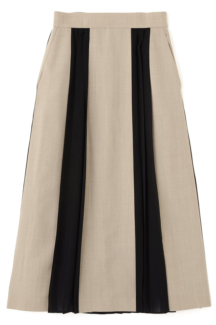 ADORE ◆ハイツイストツイルスカート (ベージュ, 36) アドーア ELLE SHOP ADORE ◆ハイツイストツイルスカート (ベージュ, 36) アドーア ELLE SHOP